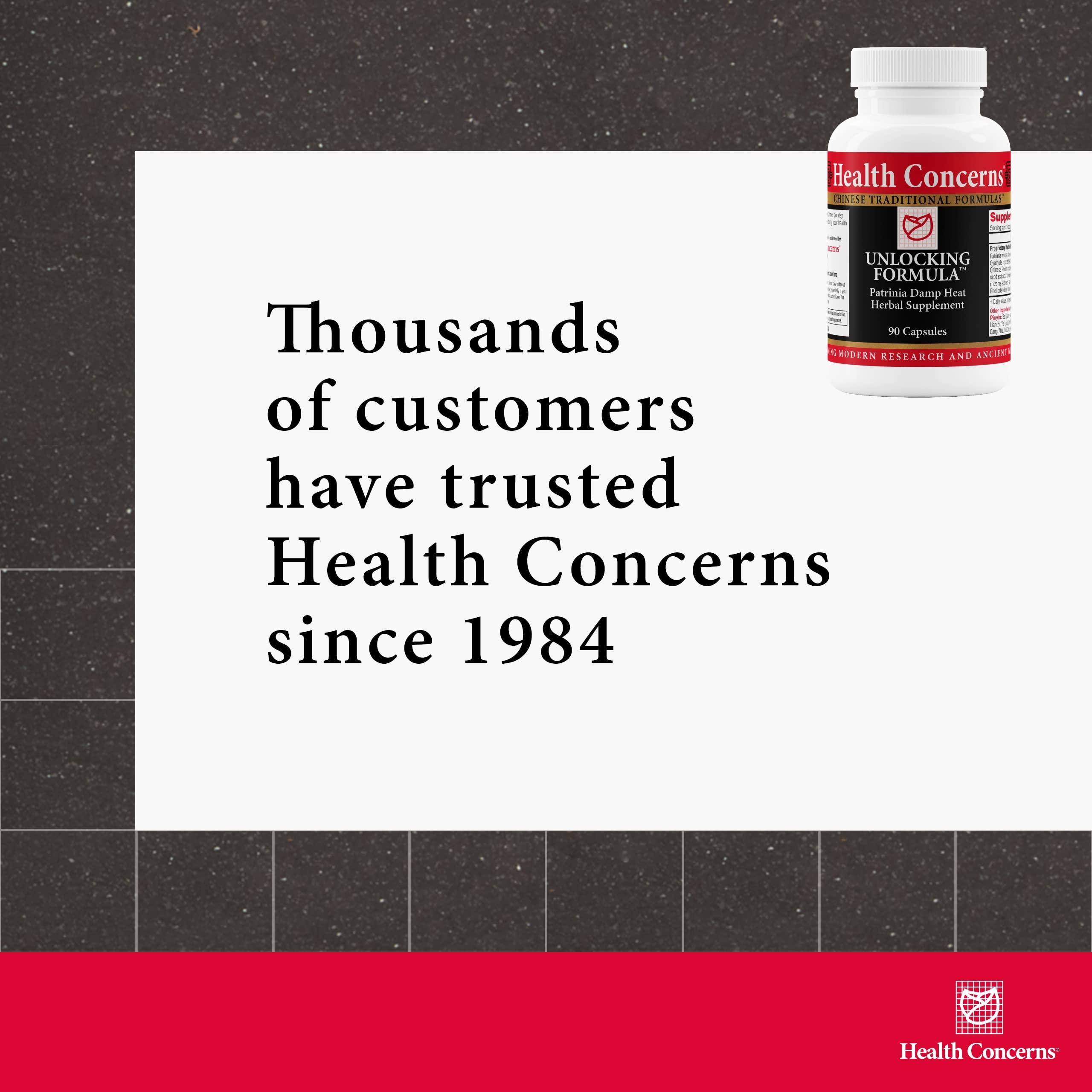 Health Concerns Health Concerns Unlocking Formula - Menstrual Relief & Blood Circulation Supplement - 90 Capsules
