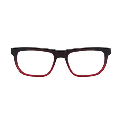 HyperX HyperX Spectre Stealth - Youth 10+ Gaming Eyewear, Blue Light Blocking Glasses, UV Protection, Acetate Frame, Stainless Steel Temples, Crystal Clear Lenses, Microfiber Bag, Hard Case Square Red