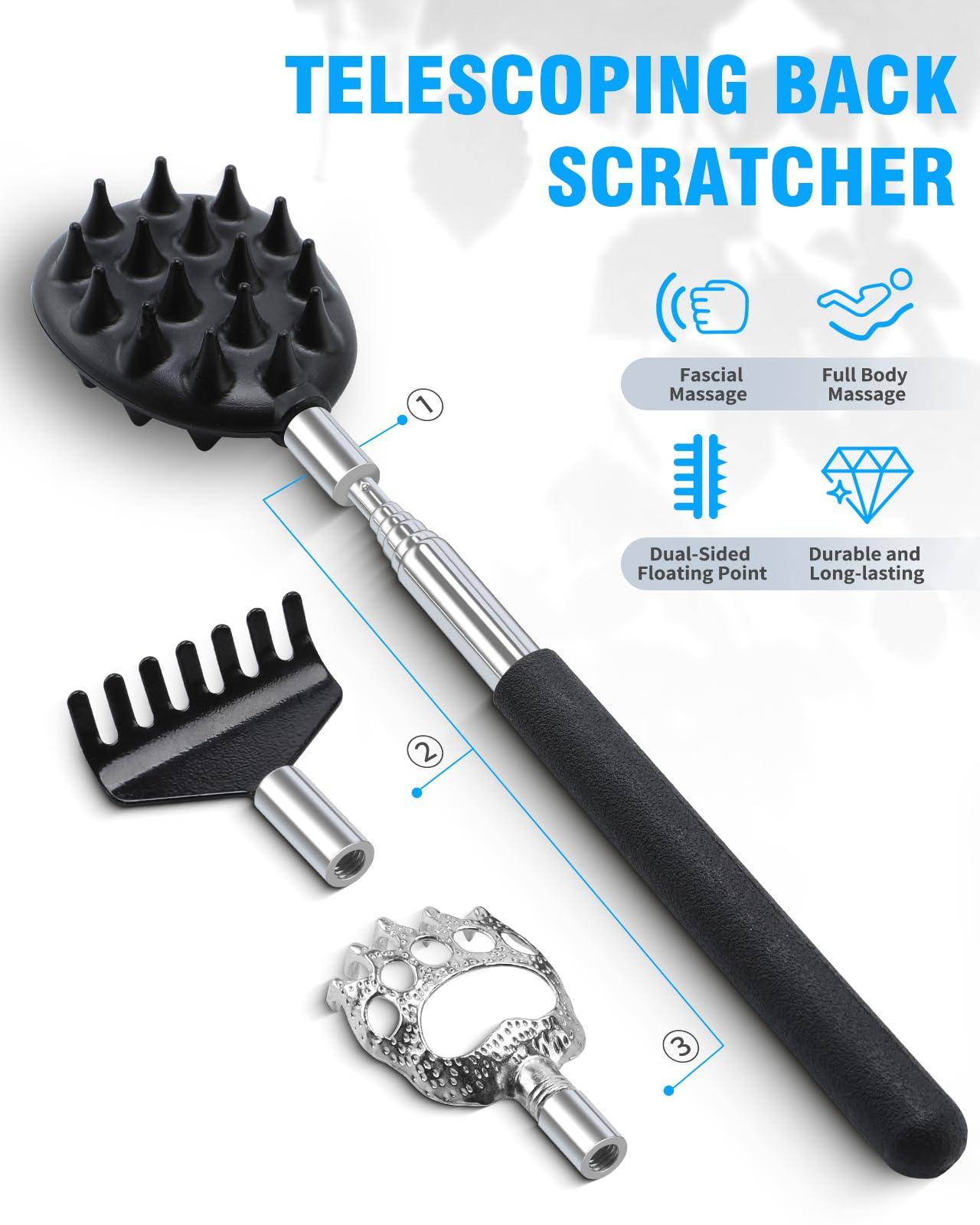 Kekoy Kekoy 8 in 1 Hip Kit, Seniors Total Hip Replacement After Surgery with 36\" Grabber Reacher Tool, Sock Aid Device, Leg Lifter, Long Handle Shoe Horn, Bath Sponge, Telescoping Back Scratcher(Blue)