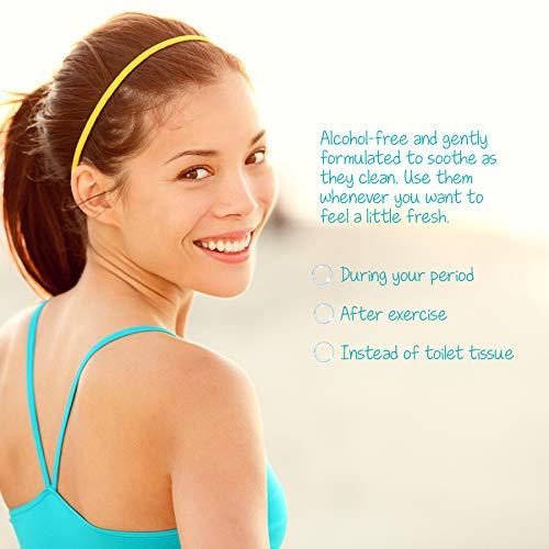 Coralite Coralite Feminine Wipes for Women - Feminine Hygiene and Body Wipes For Women with Aloe Vera and Vitamin E in a Resealable Pouch, 40 Cleansing Wipes Per Pack (24 Pack)