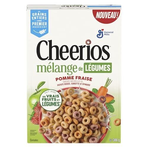 Cheerios Cheerios Veggie Blends, Apple Strawberry Cereal, 300g/10.5 oz. Box