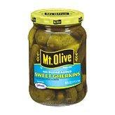 Mt. Olive Mt. Olive Sweet Gherkins No Sugar Added Pickles, 16 fl oz