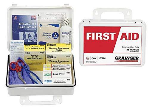 ZORO SELECT First Aid First Aid kit, Plastic, 25 Person