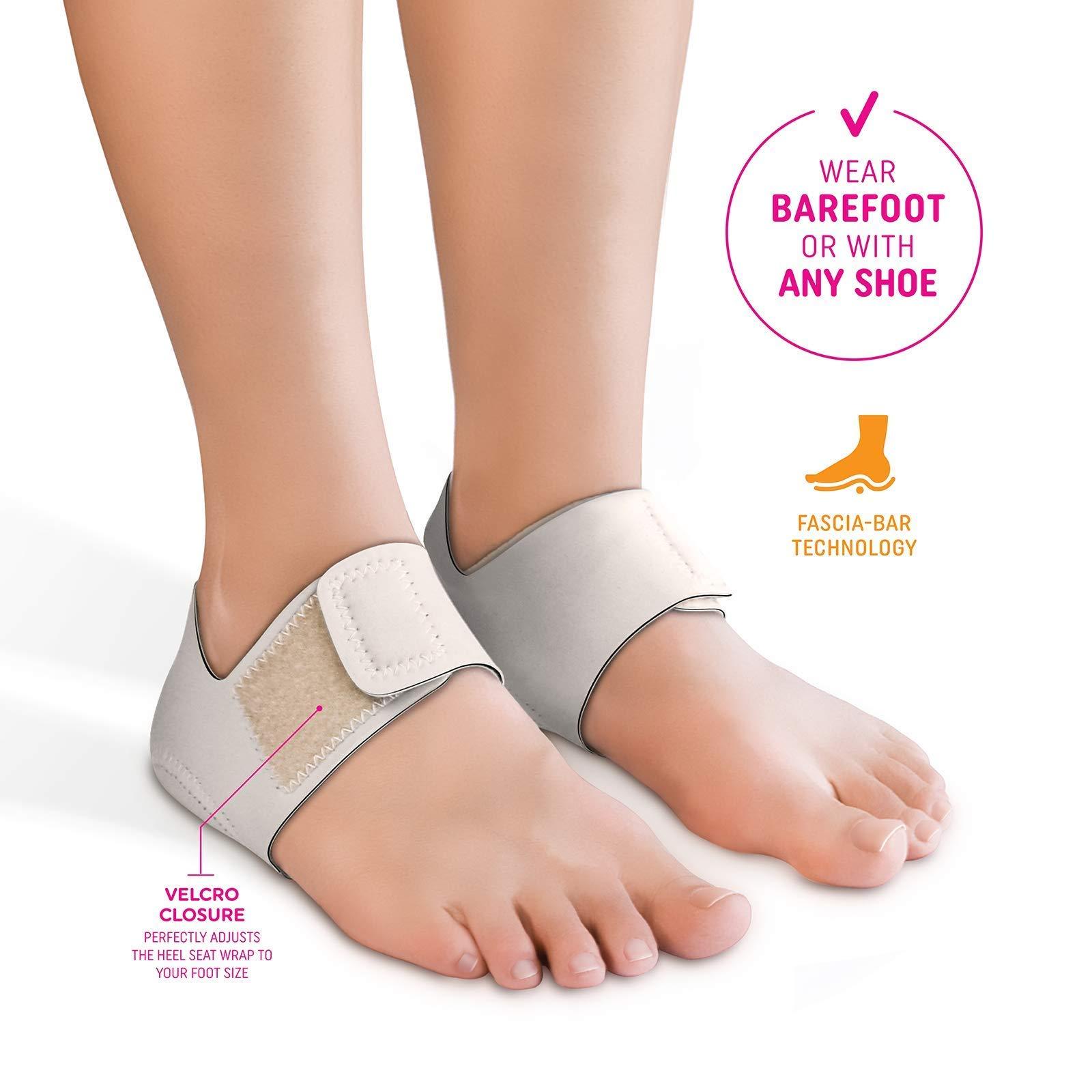 Heel That Pain Heel That Pain Gel Plantar Fasciitis Insoles Heel Seats Orthotic Inserts, Large (W 10.5-13, M 8.5-12) & Heel That Pain Heel Seat Wraps for Plantar Fasciitis Heel Spurs, Large (W 10.5-13, M 8.5-12)