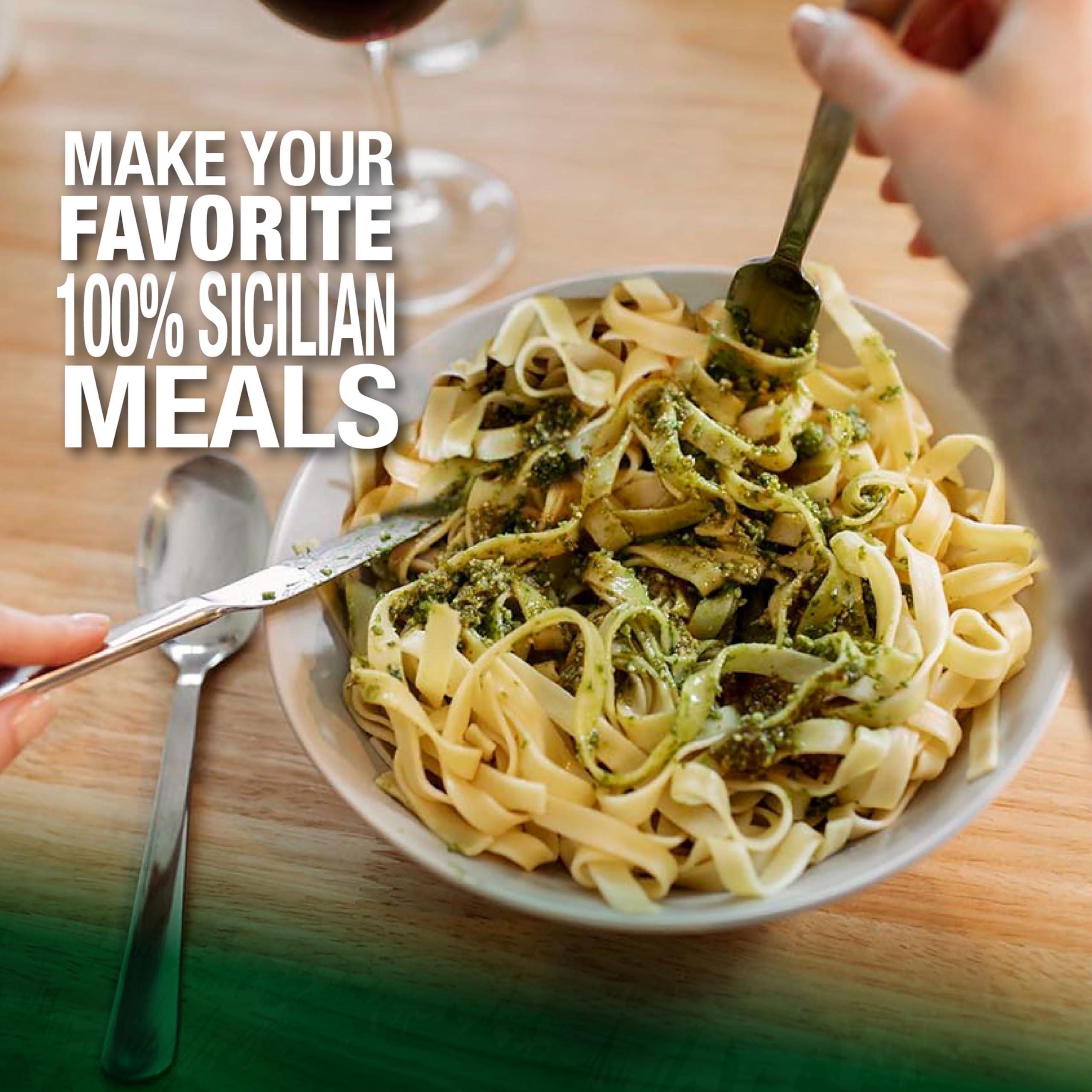 SICANIA SICANIA Pistachio Pesto Sauce, Savor the Taste of Sicily with Our Healthy, Palm Oil-Free Recipe - Ready-to-Eat, 6.35 oz (180Gr)
