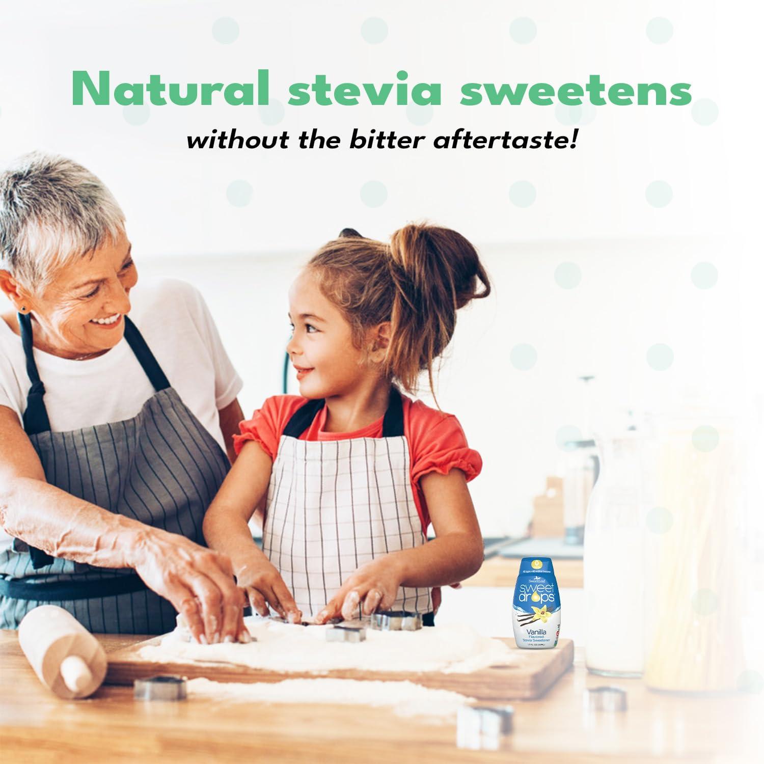 SweetLeaf SweetLeaf Sweet Drops - Stevia Liquid Variety Pack, Chocolate, Caramel, Vanilla, Pumpkin Spice, Sugar-Free Coffee Syrup Alternative, 1.7 Oz Ea (Pack of 4)