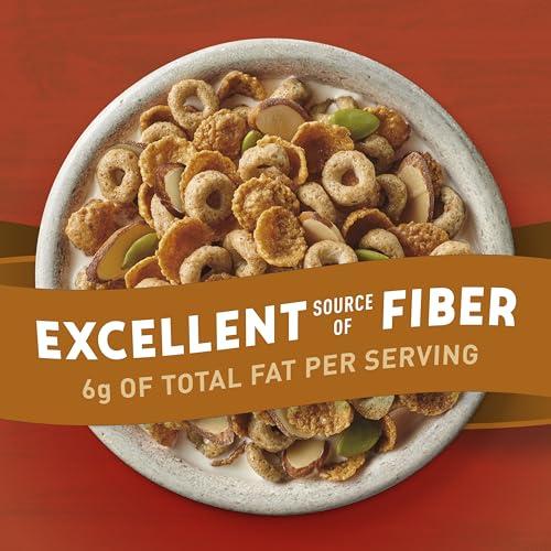 Cheerios Cheerios Hearty Nut Medley Breakfast Cereal, Maple Cinnamon Flavored, Made With Whole Grain, Large Size, 14.7 oz (Pack of 2)