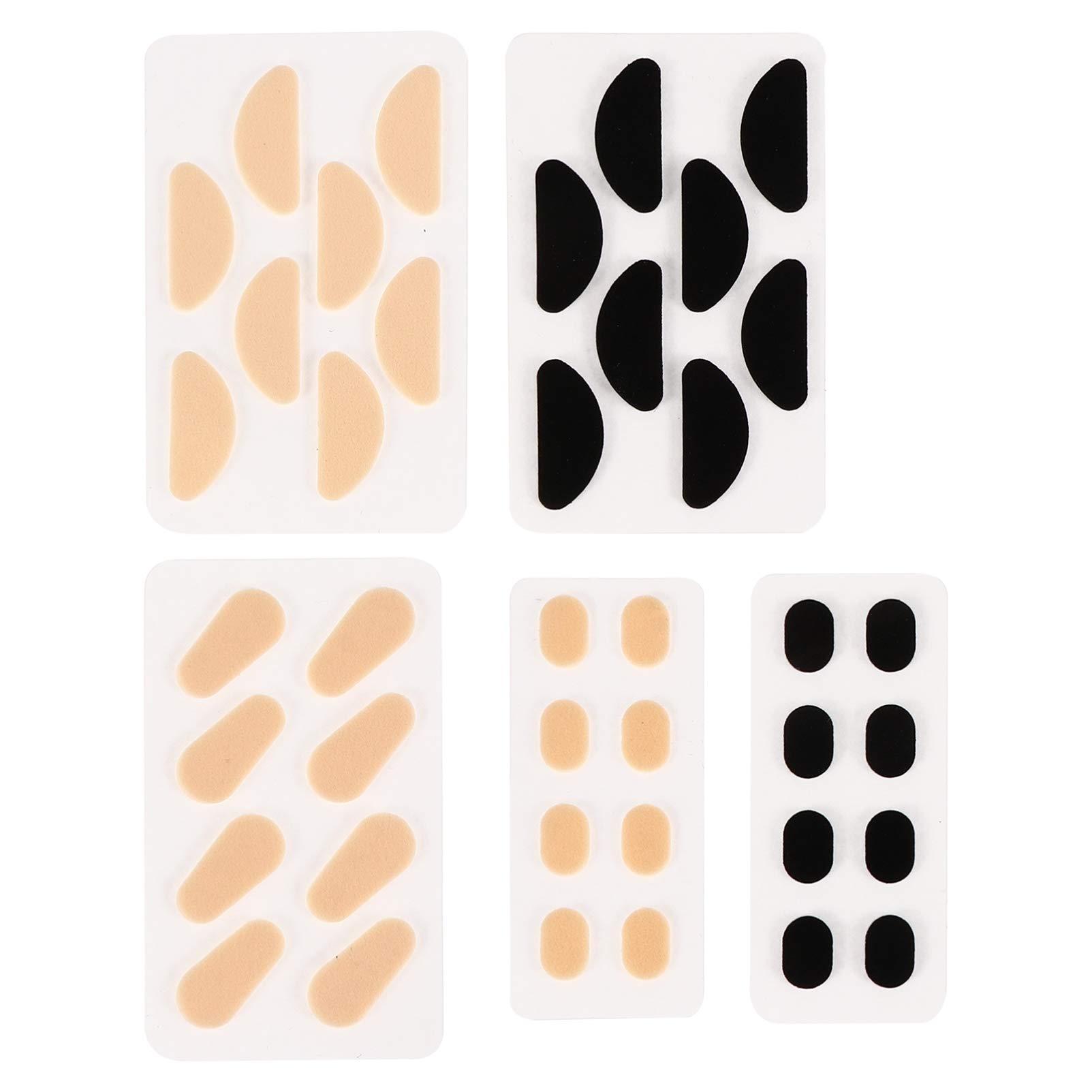 Healifty 20 Sheets Non-Slip Eye and Nose Stickers Glasses Supplies Practical Nose Pad Nose Patch Nasal Stick Anti-Skid Nose Pad Glasses Accessory Eyeglasses Nose Pad Non-Slipping Nose Pads