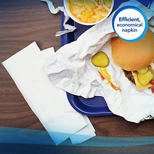 Scott Scott Professional Dinner Paper Napkins (98740), Disposable, White, 1/8 Fold, 1-Ply, 12 x 13 (Unfolded), 24 Packs of 250 Dinner Napkins (6,000 / Case)