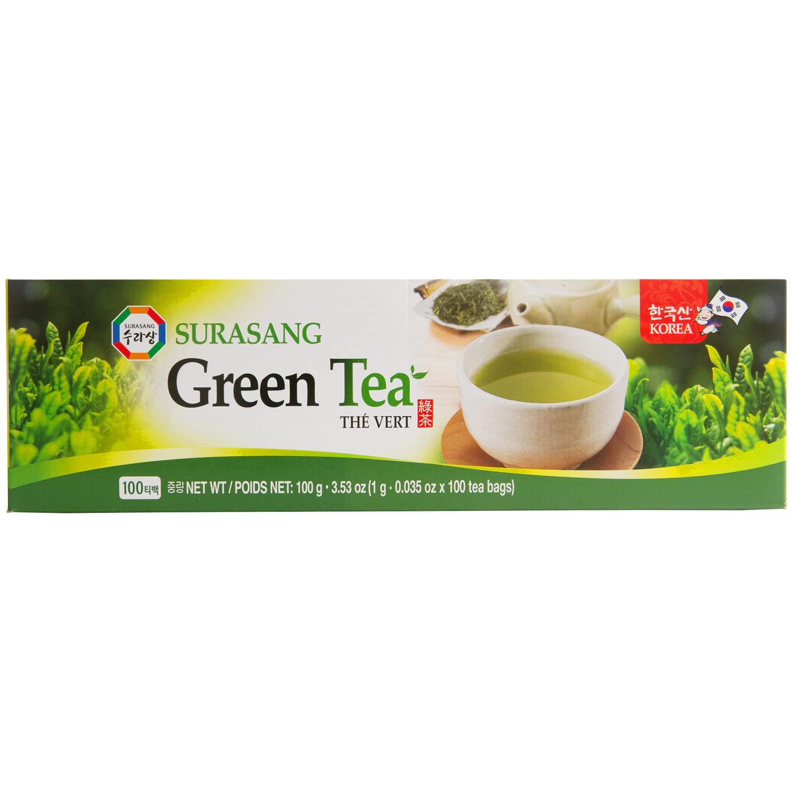 Surasang Surasang Green Tea, Simple and Classic Green Tea, 100 teabags