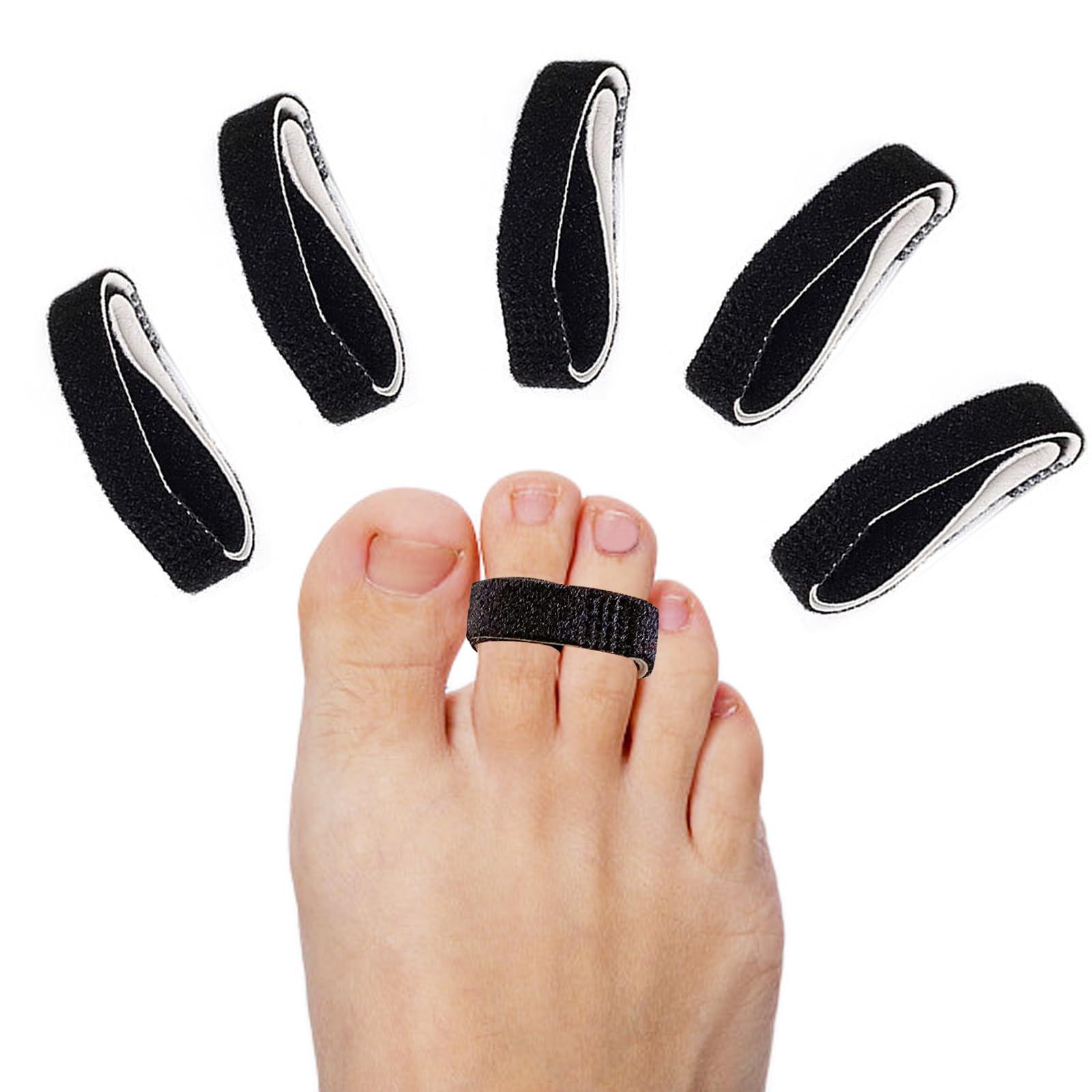 HNYG HNYG 10 Pack Finger Buddy Straps,Buddy Tape Finger Wraps,No-Slip Buddy Loops Finger Splints for Sprained,Fractured and Injured Fingers,Reusable and Washable