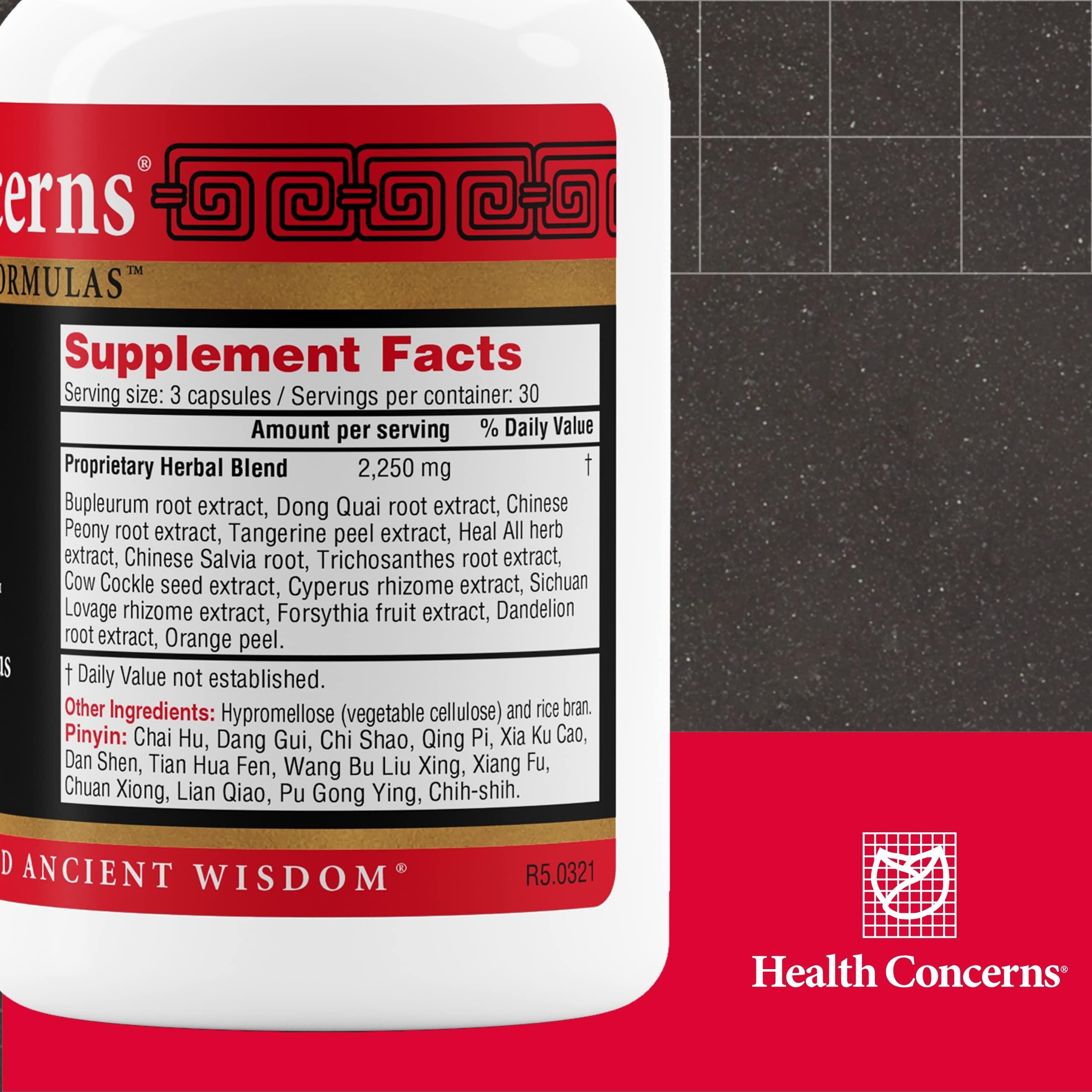 Health Concerns Health Concerns Bupleurum Entangled Qi Formula - Blood Flow & Women's Health Supplement - 90 Capsules