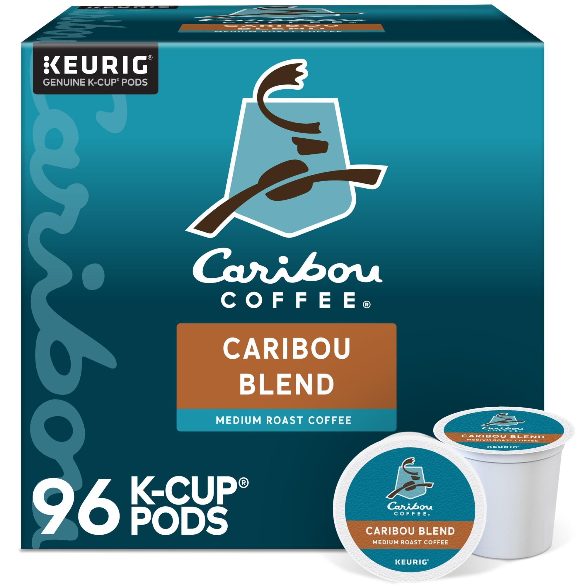Caribou Coffee Caribou Coffee Single-Serve Coffee K-Cups®, Caribou Blend, Carton Of 4 K-Cups, Box Of 24 Cartons