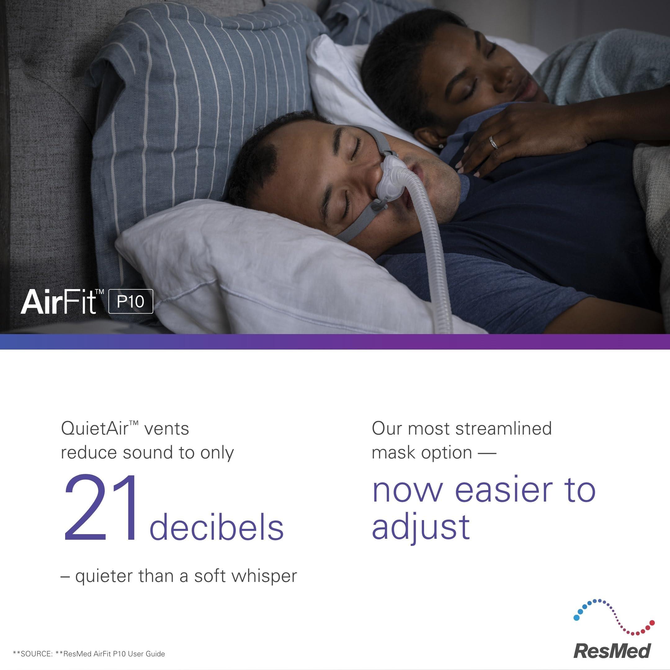 ResMed ResMed P10 Nasal Pillow Cushion - Replacement Silicone CPAP Mask Cushion - Frame System & Headgear Not Included - Premium CPAP Accessory - X-Small