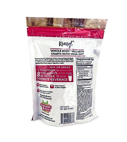 Konsyl Konsyl Daily Psyllium Fiber 360g / 12.7oz - Non-GMO, Vegan, Keto-Friendly, Fiber Supplement Powder - Supports Digestive Health