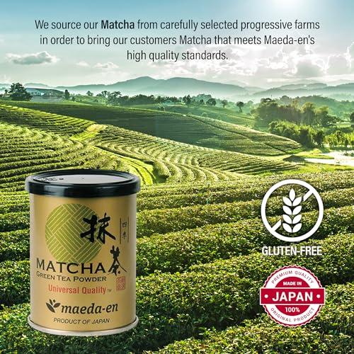 MAEDA-EN MAEDA-EN Shiki Matcha Green Tea Powder 112g 4 Pack Japanese Origin 100% for Latte Smoothies and Baking 05448 4pk