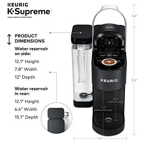 Keurig Keurig K-Supreme Single Serve Coffee Maker with Lavazza Classico, Medium Roast, 32 K-Cup Pods