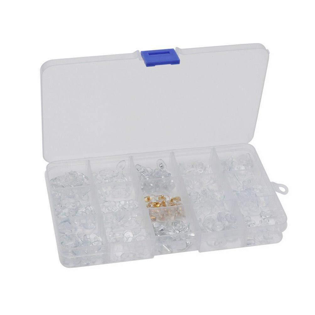 Milisten Milisten 1 Set Eyeglass Repair kit Nose Pads for Glasses Sunglasses Nose Pads Sunglass Repair kit Silicone Nose Pads Glasses Nose Grips Glasses Accessories Glasses Repair Tool Multifunction