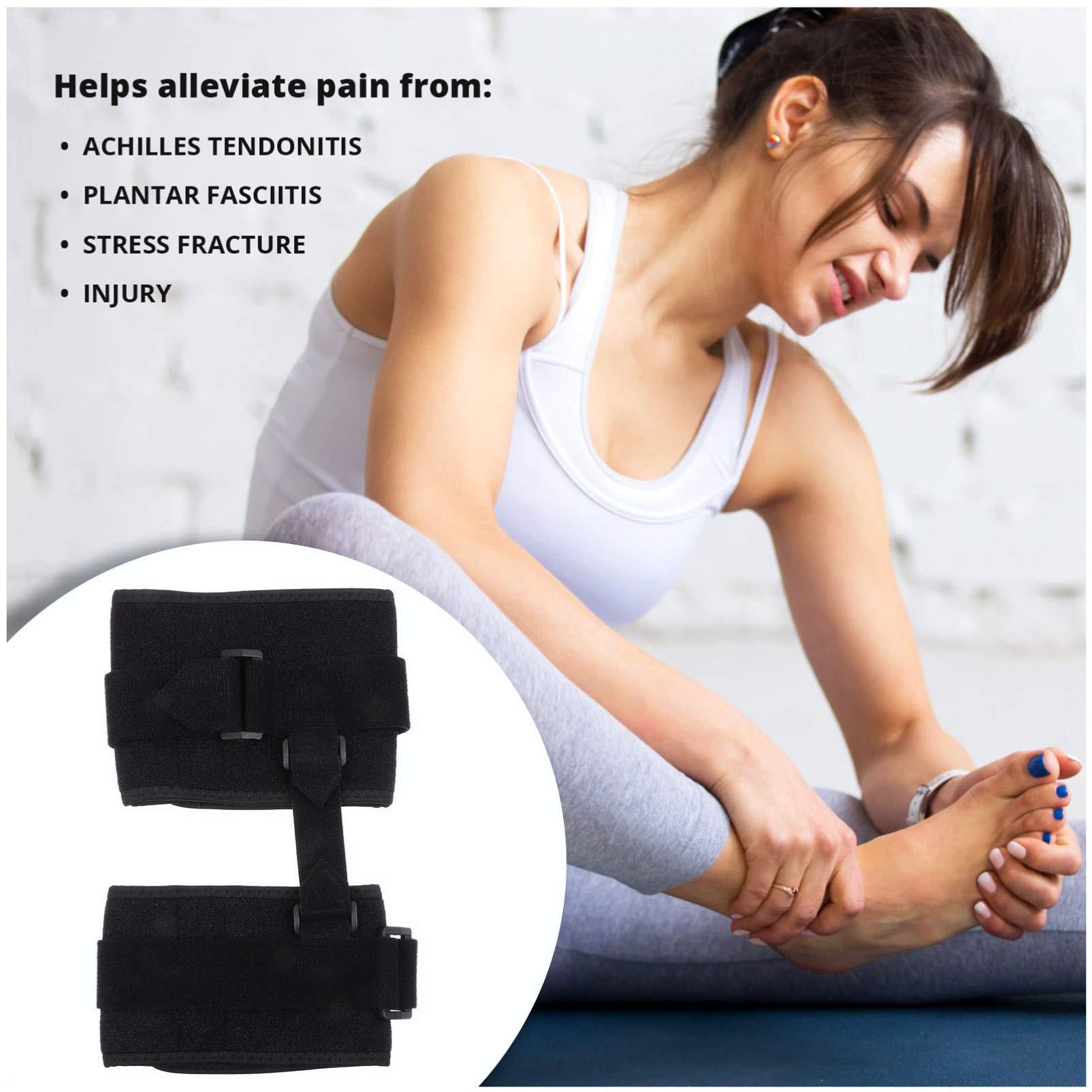 Healifty Healifty Foot Drop Corrector Ankle Support Brace Foot Splint Night Splint Tool Stand Ankle Support Wrap Sprained Ankle Foot Foot Orthotic Tool Football Bracket Protector