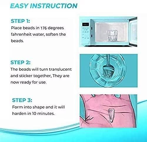 womcare Fake Tooth Repair Kits DIY Dental Care Kit Glue for Filling Missing Broken Teeth Crowns and Bridges Moldable Fake Teeth to Regain Your Beautiful Smile in Minutes-White Color