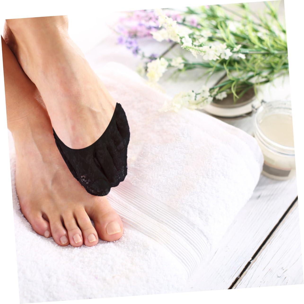 Didiseaon Didiseaon 2 Pairs High Heel Mat Invisible Socks High Heel Inserts Toe Socks No Show Toe Cover Socks Toe Cover High Heels Insoles for Heels Womens Block Heels Peep Toe Shoe Miss Non-slip Mat