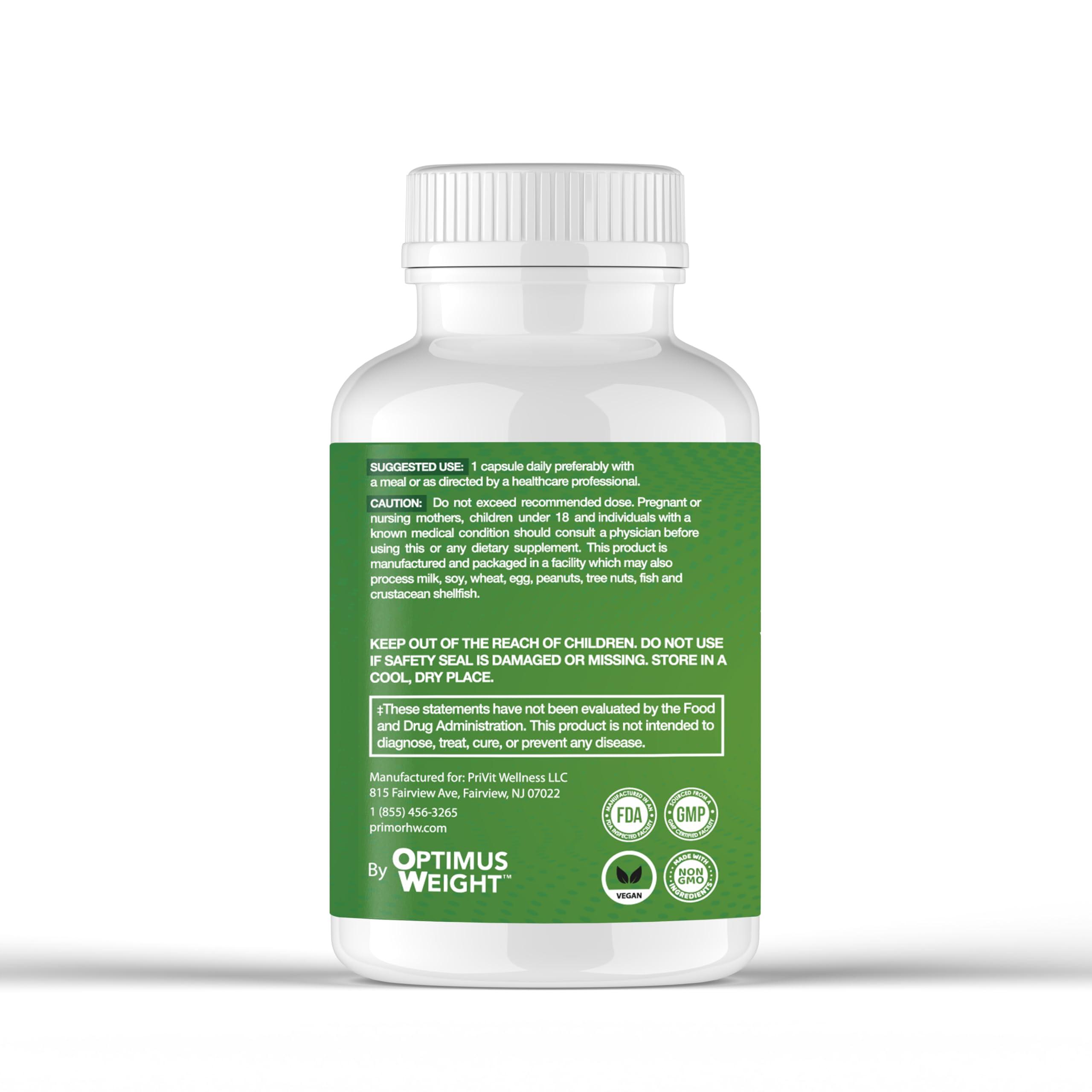 Primor Health and Wellness Optimus Weight 30 Billion Probiotics 10 Strains | Vegan, NON-GMO | Healthy Gut - Supports Digestive Occasional Constipation, Diarrhea, Gas & Bloating. For Women & Men | 30 Count