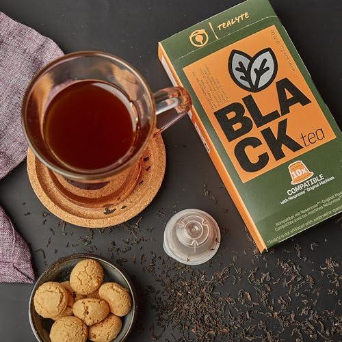 TEALYTE TEALYTE 50 Compatible Nespresso Tea Pods - I Black Tea Pods I Compatible with Original Line Nespresso Machines I 5 packs