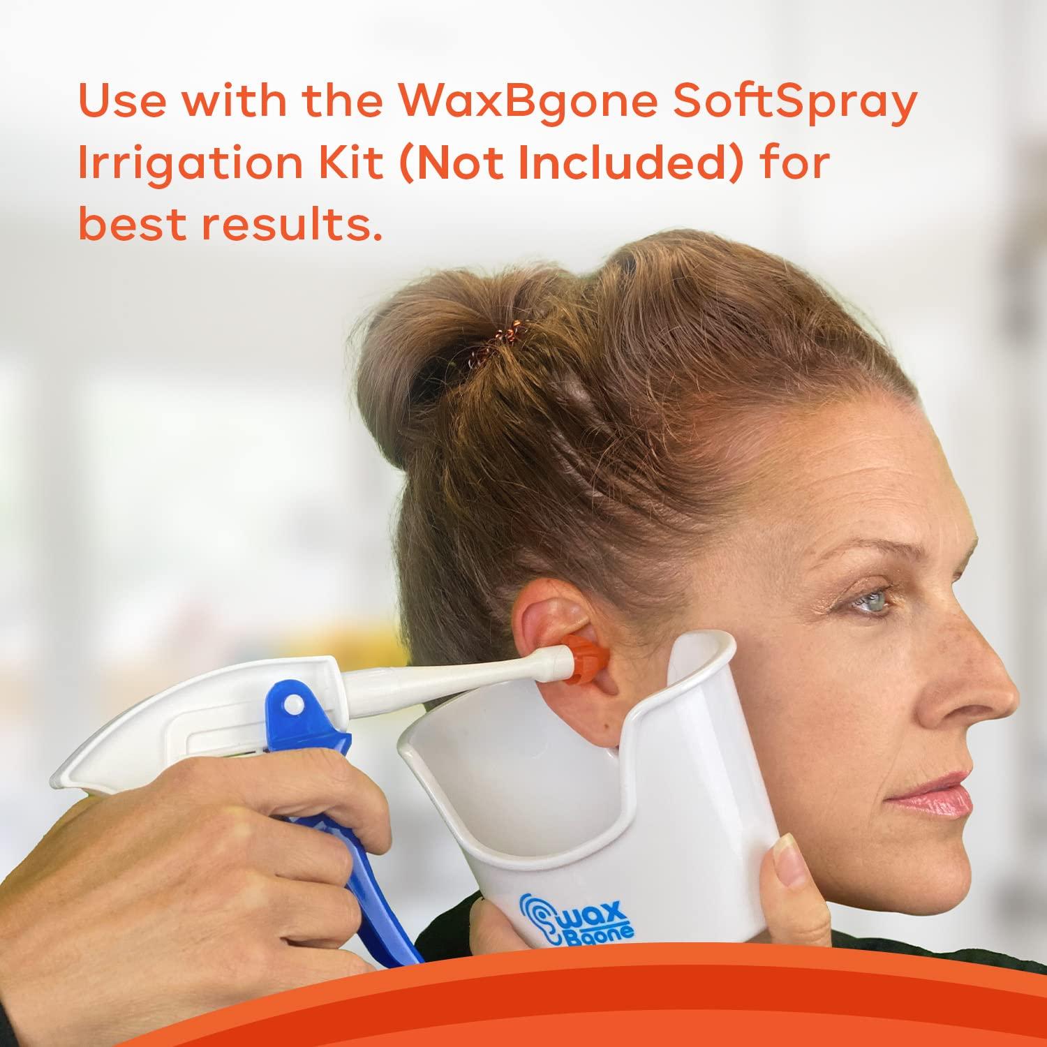 waxBgone WaxBgone Ear Wax Removal Drops - Dissolves Ear Wax with Gentle Foaming Action - Safe and Effective Wax Softening Ear Drops - Aids Irrigation of Clogged Ears for Adults and Kids - 0.5 Fl. Oz.Bottle