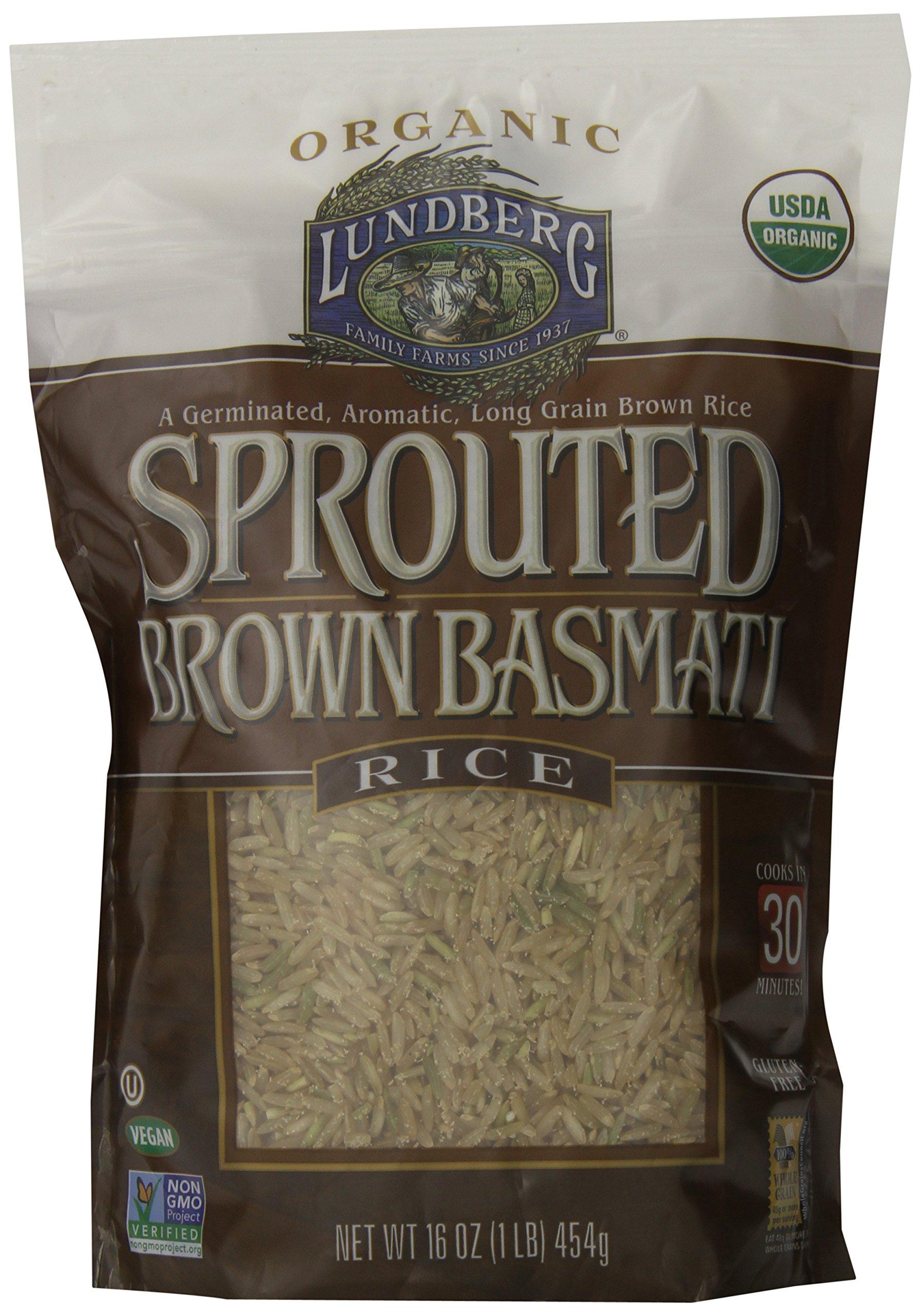 Lundberg Lundberg Family Farms Sprouted Brown Basmati Rice, 16 Ounce
