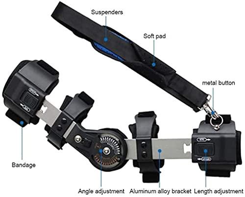 QJHP Hinged Elbow Brace, Hinged Support Sling Stablizer for Dislocated Arm, Adjustable Post OP Elbow Brace Stabilizer Splint Arm Injury Recovery Support After Surgery (Right)