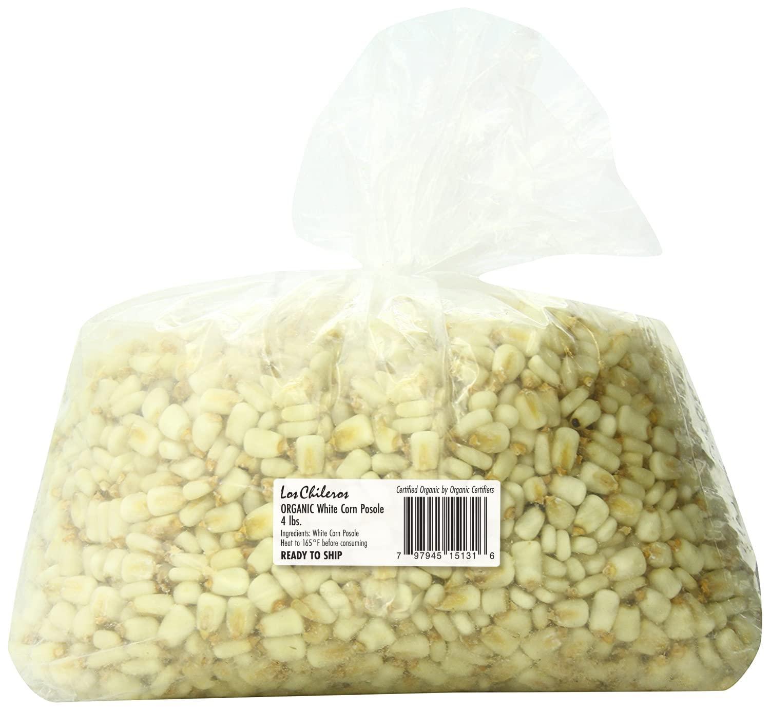 Los Chileros Los Chileros Organic White Corn Posole 4lb bulk bag