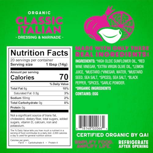 Tessemae\'s Tessemae\'s All Natural Salad Dressing - Fresh Flavors for Every Plate (6 pack, CLASSIC ITALIAN)