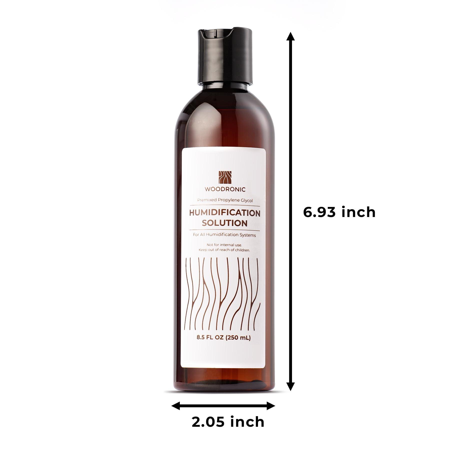 Woodronic Woodronic 50/50 Humidor Solution, Premixed Propylene Glycol and Distilled Water for Cigar Humidifiers, Cigar Humidor Accessories for Seasoning and Humidity Control, 250ml