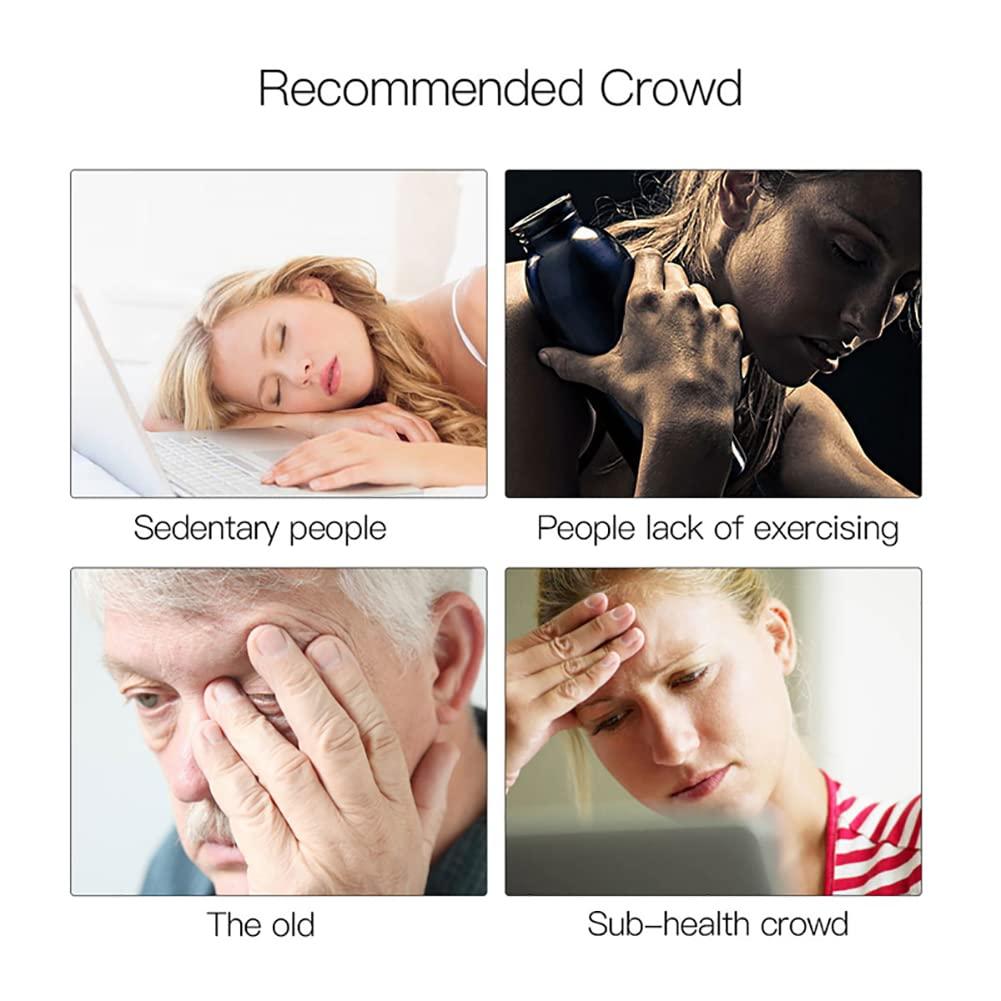 Winnes Acupuncture Pen for Pain Relief, Acupressure Pen Massage Pen Electric Meridian Pen Electronic Acupuncture Pen USB Rechargeable Pain Relief Massage Tool with 3 Massage Heads & 2 Massage Gel