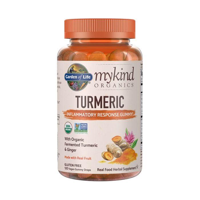 Garden of Life Garden of Life Organics Extra Strength Turmeric Inflammatory Response 120 Tablets-100Mg Curcumin (95% Curcuminoids) Black Pepper, Probiotics, Organic Non-GMO Vegan Gluten Free Herbal Supplement