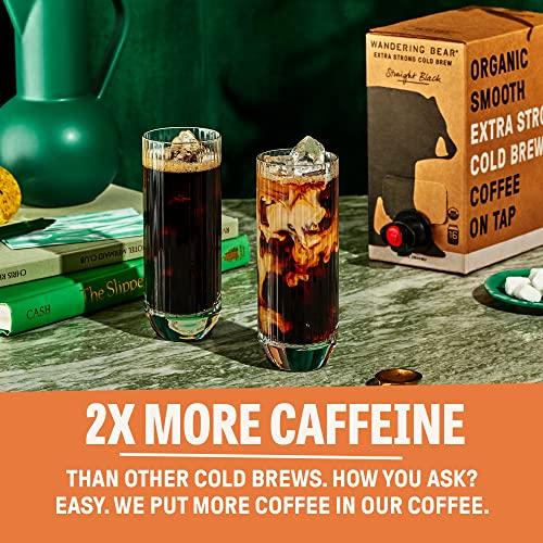 Wandering Bear Wandering Bear Cold Brew Coffee, Hazelnut & Mocha Bundle, 96oz, 2 pack - Organic, Smooth, Shelf-Stable, and Ready to Drink