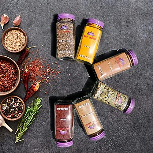Nice Saffron 12 Pack Indian Culinary Chef's Spice Seasoning Set Collection