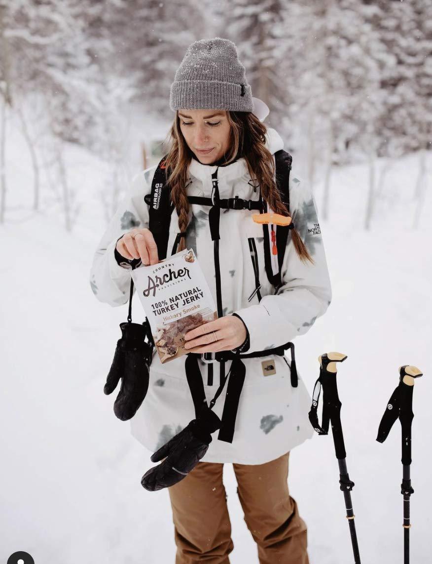 Country Archer Country Archer Turkey Jerky - Turkey Meat Protein Snacks, Turkey Jerky for People, Protein Meat Snacks, Turkey Jerky Snack Packs, Gluten Free, Keto - Hickory Smoke, 2.5 oz (Pack of 4)