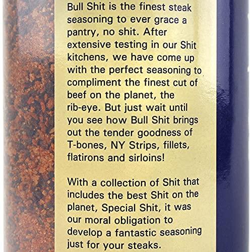 Big Cock Ranch Bull Shit Steak Seasoning, Net Wt 12oz