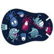 Ortopad Ortopad® Bamboo Pick-a-Patch® Junior Size (0-2 yrs), Choose Your Designs, 10 Adhesive Eye Patches Per Pack