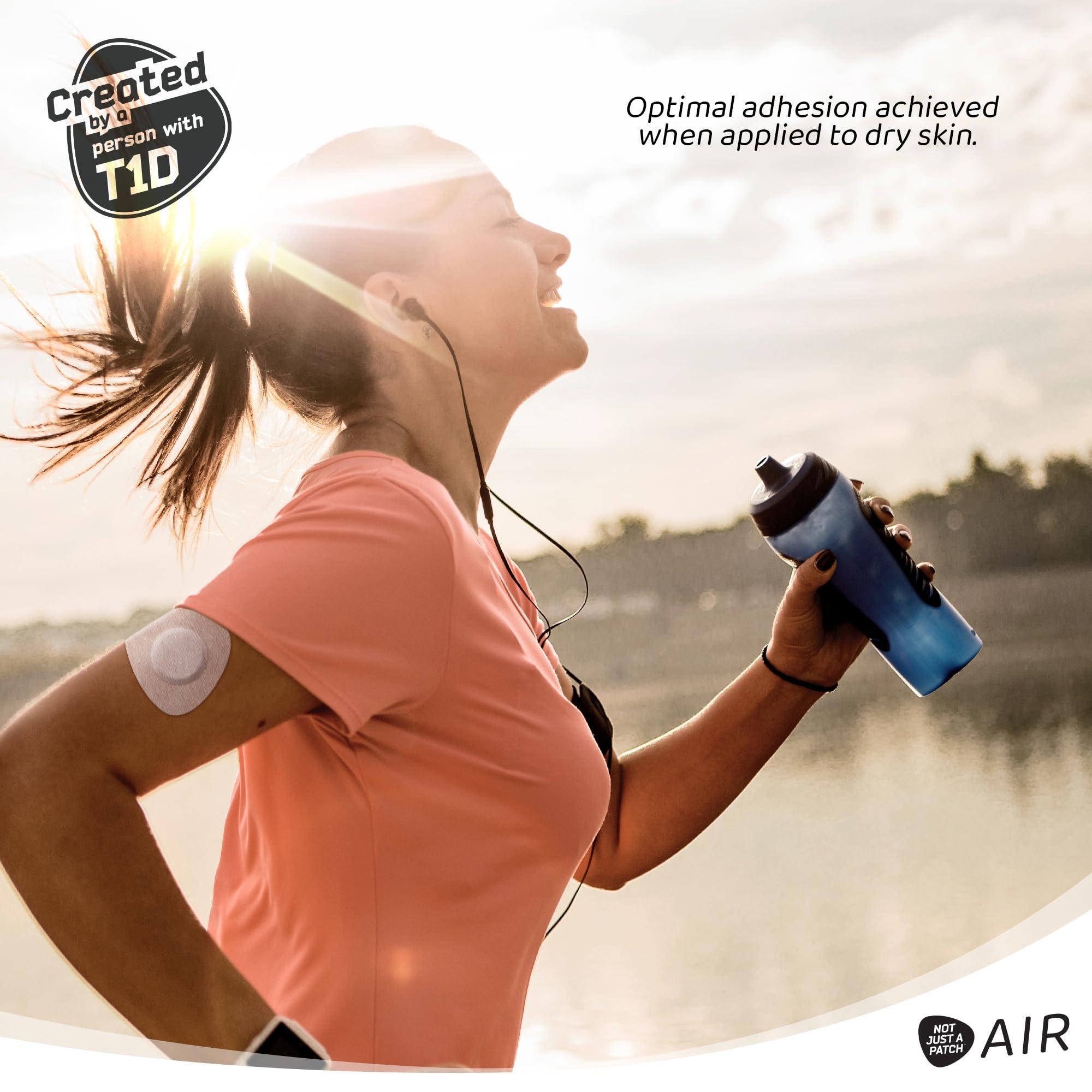 NOT JUST A PATCH Not Just A Patch Freestyle Libre 2 Covers (20 Pack) - Thin, Strong and Light, Ultra-Long 14 Day Adhesion - Durable Lingo CGM & Libre 2 Sensor & Protector Patches - Air Libre 2 Multicolor