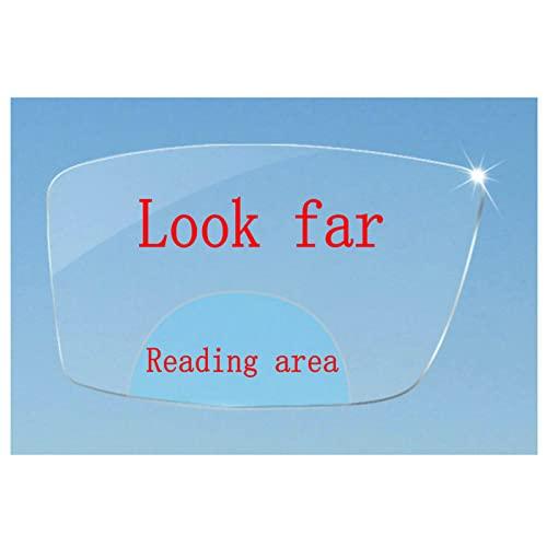 mincl Sports Polarized Bifocal Reading Sunglasses for Men Women. Tinted Bi-Focal Sun Reader with Magnification (gray, 1.5)