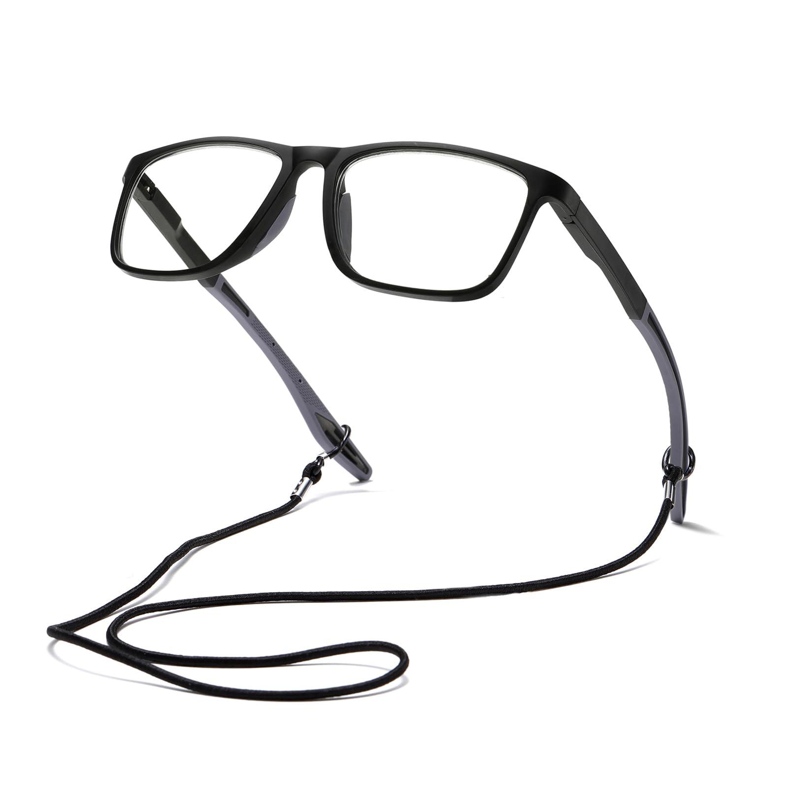 Hubeye Hubeye 3 Pairs TR90 Sports Reading Glasses for Men and Women Ultralight Flexible Anti-Blue Light Readers +3.0