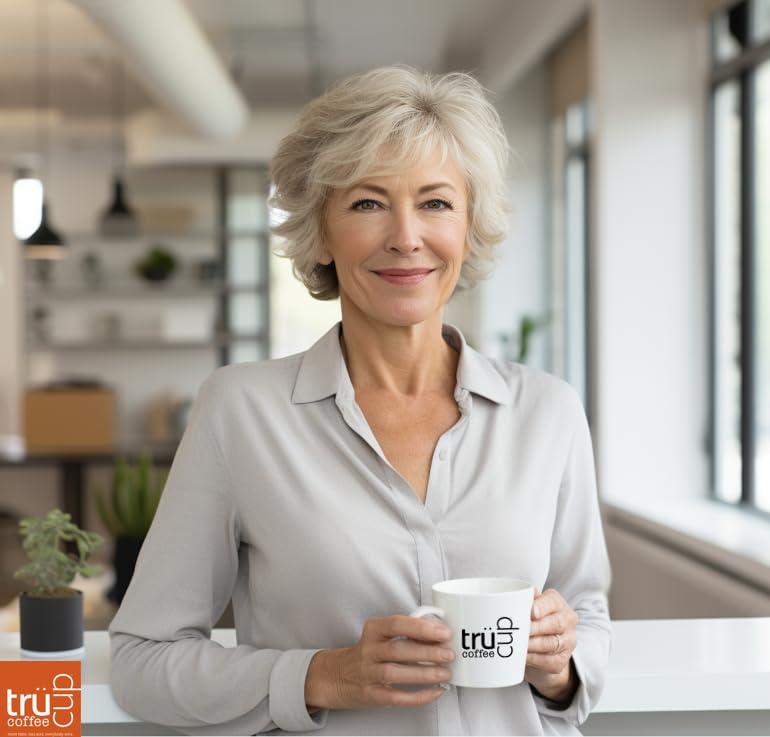 TRUCUP trcup Low Acid Bold Roast Coffee - Recyclable 48 Count Coffee Pods