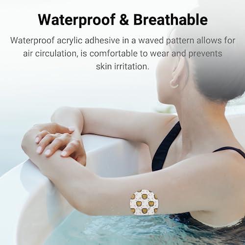 KOVOQ Kovoq Freestyle Libre 3 Sensor Adhesive Patches,Patterned Sensor Tape Protector,CGM Tape,16 pcs Colorful,Waterproof & Sweatproof,Sensor Covers for Kids Women Men,Sensor Tape,Animal