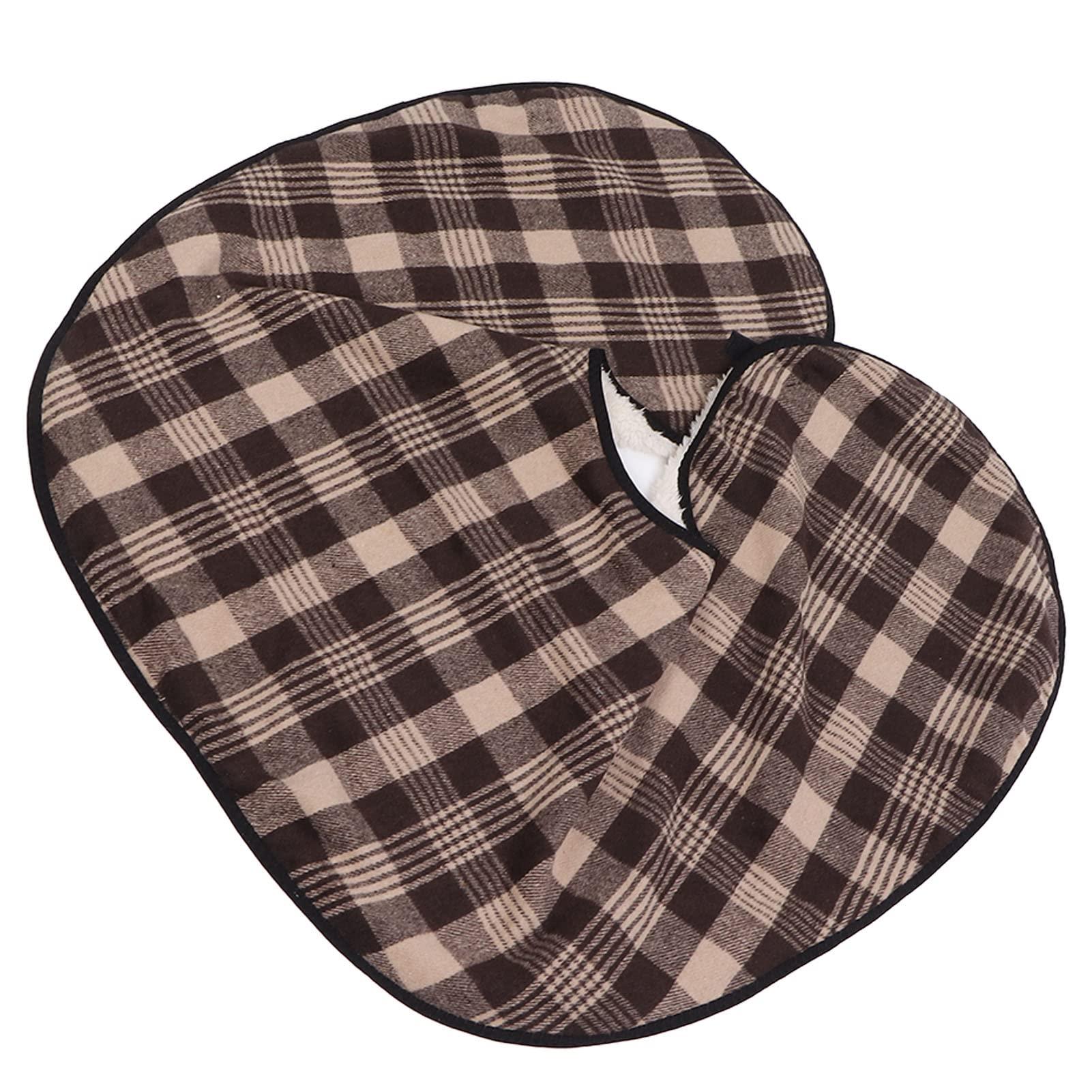 Ymiko Wheelchair Shawl, Plus Velvet Thickened Wheelchair Care Shawl, bedridden Patient Shoulder Warm Blanket Cloak Shoulder Blanket, Suitable for Aged Care Products