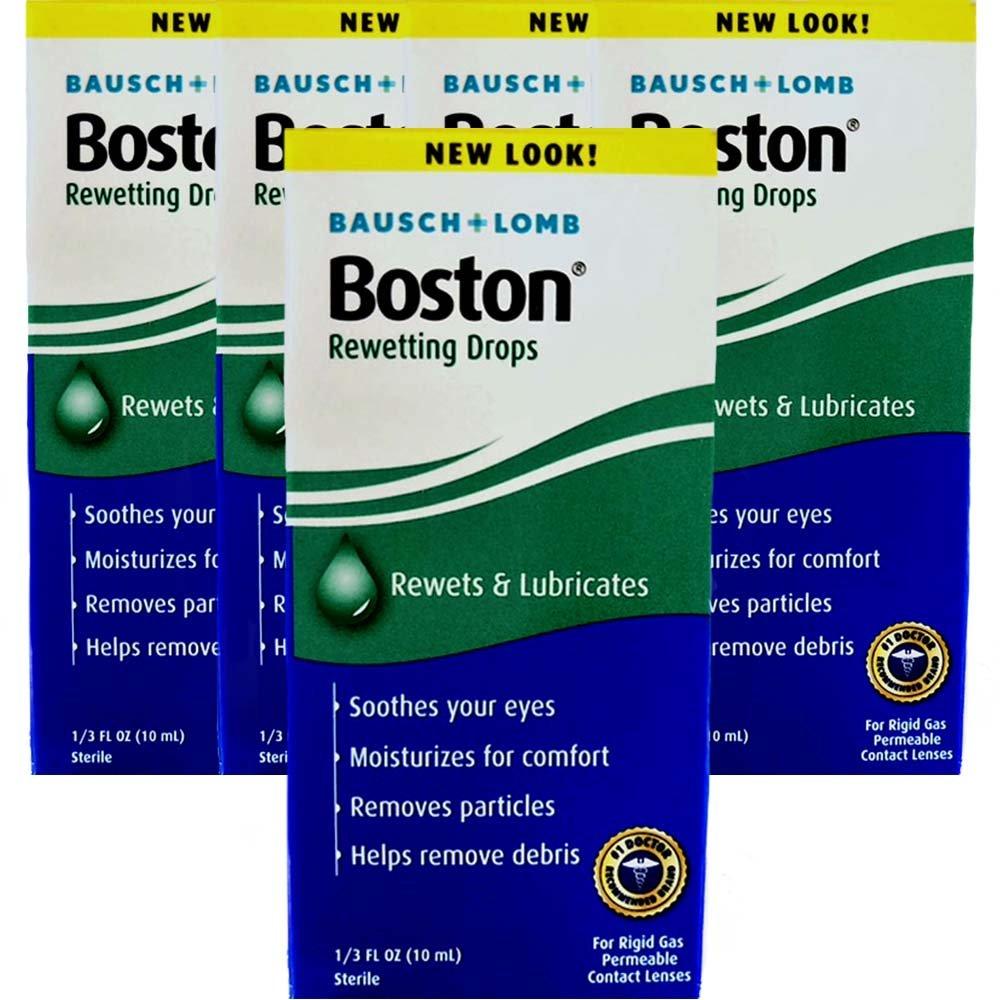 Bausch & Lomb Bausch & Lomb Boston Rewetting Drops 10 mL (Pack of 5)