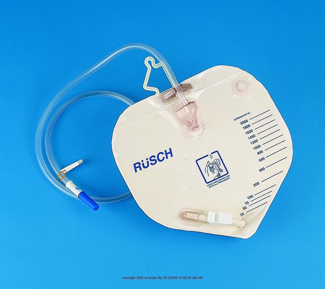 Teleflex Bedside Drainage Bag with Anti-Reflux Valve 2000mL, Sterile -SP-(1 BOX, 20 EACH)