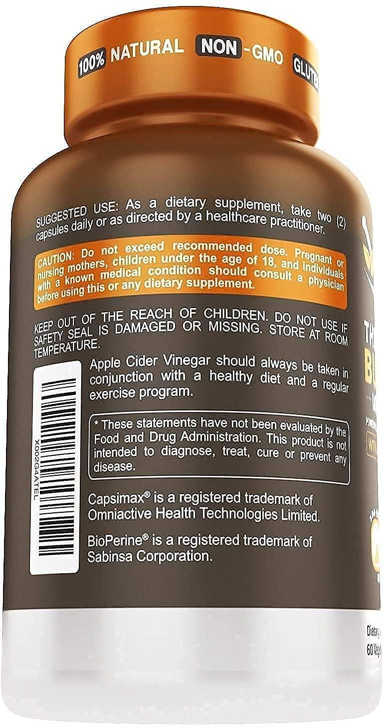 Herbtonics Herbtonics Apple Cider Vinegar Plus Keto with Burner +