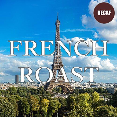 Volcanica Coffee French Roast Decaf Coffee, Ground, Swiss Water Processed, Fresh Roasted, 16-ounce